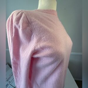 Talbots Cotton Candy Pink Cashmere Sweater